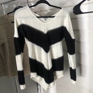 Black and White Sweater